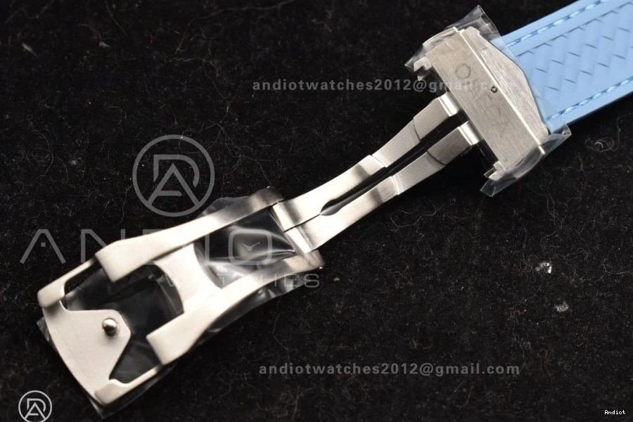 VSF Super Clone Aqua Summer Strap Dial A8900 Best 1:1 Terra 41mm Blue on Blue Edition Rubber 0314